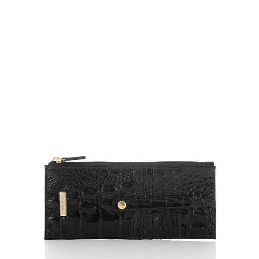 Brahmin Melbourne Collection Credit Card Wallet, Black