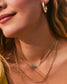 Kendra Scott Cailin Pendant, Green Crystal