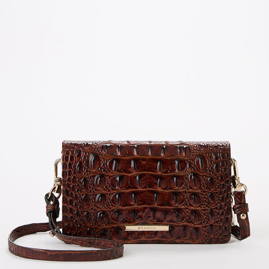 Brahmin Melbourne Collection Minuette Crossbody, Pecan