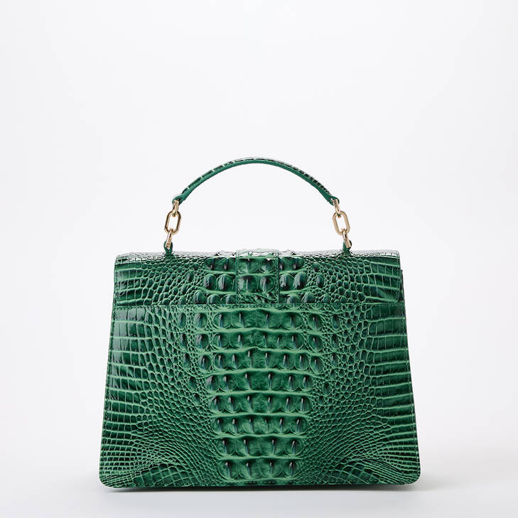 Brahmin Melbourne Collection Hallie Satchel, Parakeet