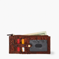 Brahmin Melbourne Collection Credit Card Wallet, Mellow Rose