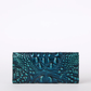 Brahmin Melbourne Collection Veronica Wallet, Blue Patina