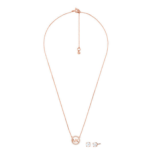 Michael Kors Pendant Necklace & Earring Set