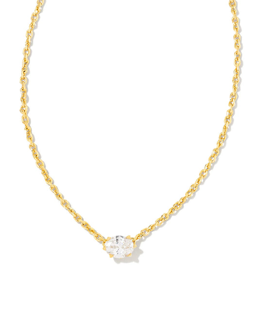 Kendra Scott Cailin Pendant, White Crystal