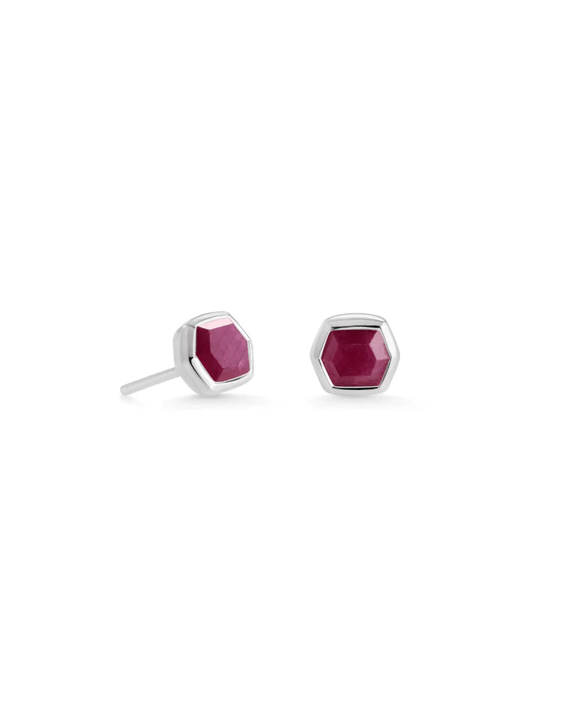 Kendra Scott Davie Stud Earrings, Ruby