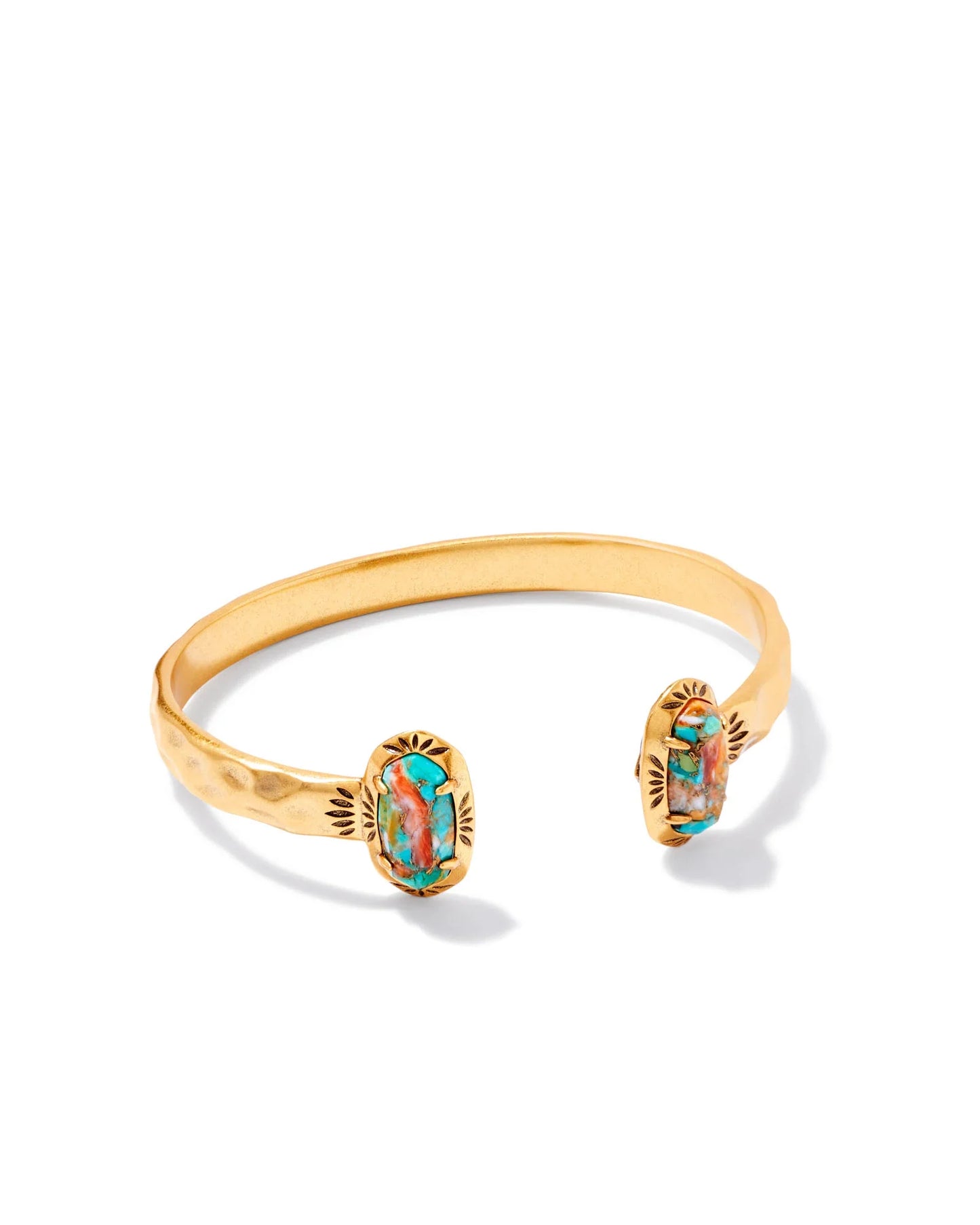 Kendra Scott Elton Vintage Bracelet, Bronze Turquoise Red Oyster