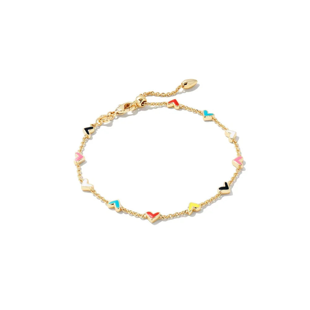 Kendra Scott Haven Heart Bracelet, Multi Color