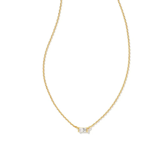 Kendra Scott Juliette Necklace, White Crystal