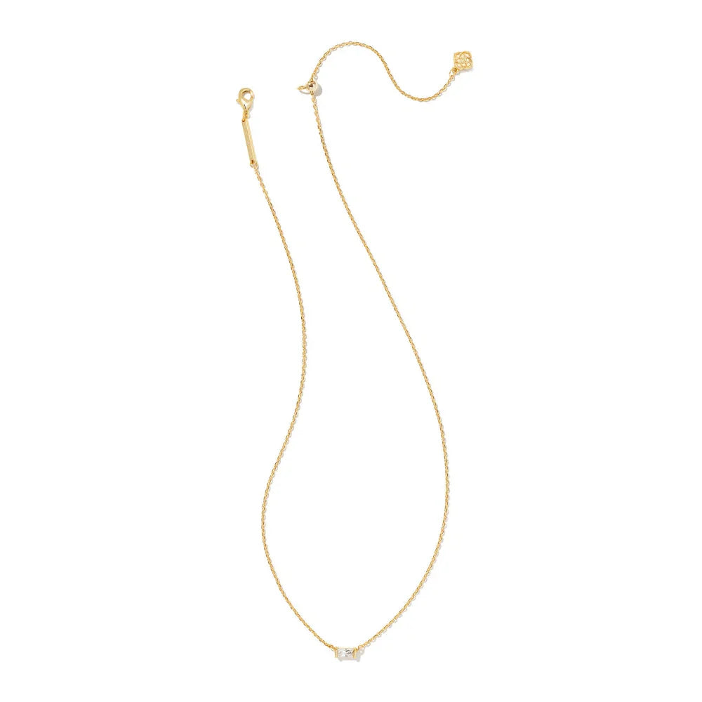 Kendra Scott Juliette Necklace, White Crystal